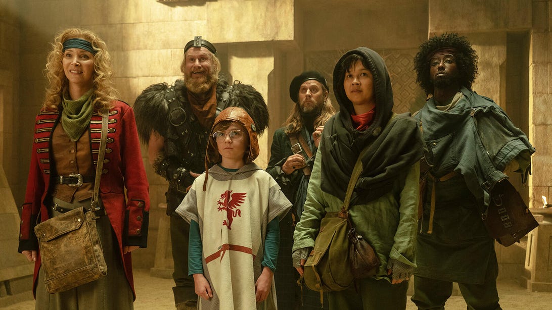 Lisa Kudrow, Rune Temte, Kal-El Tuck, Tadhg Murphy, Charlyne Yi, and Roger Jean Nsengiyumva, Time Bandits